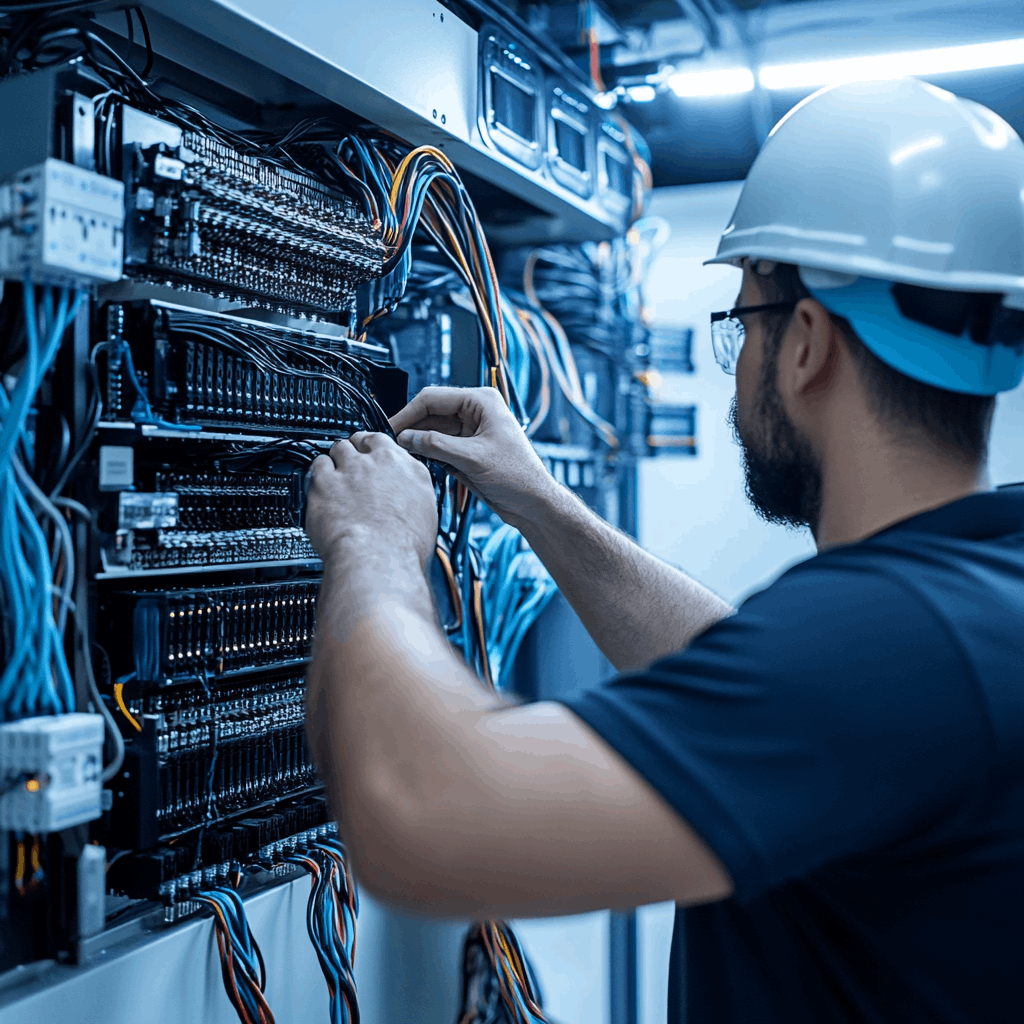 adteamone_Realistic_image_of_A_technician_installing_and_integr_bbf03bf6-59a0-4d39-8770-8f7fbb3b188a